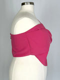 Premme Size 3 (22) Pink Twist Crop Top