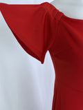 Size 18W Red Off-Shoulder Dress