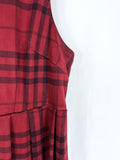 Torrid Size 22 Red & Black Plaid Dress