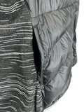 Avenue Size 26/28 Black & Gray Puffer Vest NWT