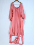 Loud Bodies Size 3X Pink Wrap Waist Dress