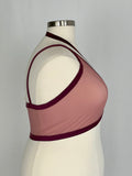 Cantiq Size XXXL Pink & Burgundy Bra NWOT