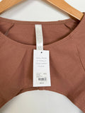 Cacique Size 22/24 Light Brown Ribbed Shrug NWT