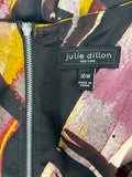 Julie Dillon Size 16W Black Multi Brush strokes Dress