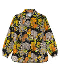 Wray Size 4X (24/26) Black Multi Artichoke Floral Shirt