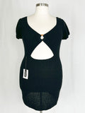 Callahan Knitwear Size XXL Black Knit Dress NWT