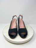 Taryn Rose Size 9  Black Patent Sling-Back Pumps NIB