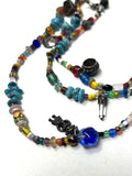 Multi-Color Bead Charm Southwest Necklace