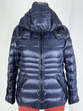 Andrew Marc Size XL (16) Navy Blue Down Coat