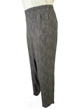 Eileen Fisher Size 24W (3X) Taupe & Black Diamond Print Pants NWT