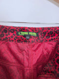 Tunnel Vision Size 5X (30/32) Red & Black Plaid Pants NWOT