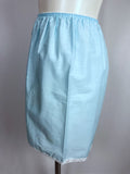 Vintage Size 16/18 (42/44) Light Blue Lace Trim Pajama Shorts