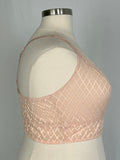 Torrid Size 26W Pale Pink Checkered Bra