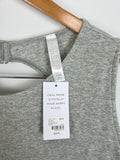 Cacique Size 26/28 Gray Ribbed Bodysuit NWT