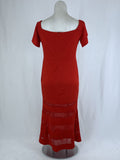 Size 18W Red Off-Shoulder Dress