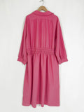 Wray Size 3X (24) Pink Textured Day Dress