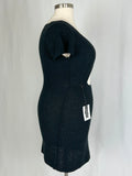 Callahan Knitwear Size XXL Black Knit Dress NWT