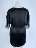 Tanya Taylor Size 16 Black Lace Dress NWT