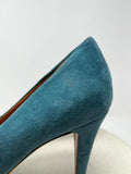 Gucci Size 11 (41) Teal Platform Heels