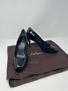 Cole Haan Size 9.5 Black Patent Leather Pumps