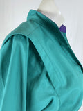 Vintage Willi of California Size 18 Turquoise & Purple Dress
