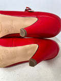Chase & Chloe Shoe Size 11 Red Mary Jane Pumps