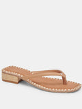 Dolce Vita Size 9 Tan & Beige Stitched Sandals NWOB