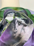 New Affection Size XXL (22/24) Purple & Green Tie-Dye Shell