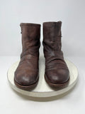 John Fluevog Size W10/M8 Brown Distressed Boots