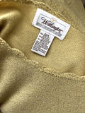 Vintage Worthington Size 22W Gold Knit Sweater