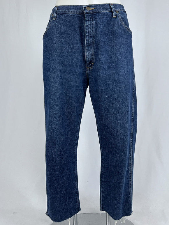 Vintage Wrangler Size 42x30 Blue Jeans