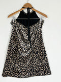 Wild Fable Size XXL Black & Beige Leopard Print Dress