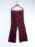 ModCloth Size 24 (3X) Cranberry Velvet Pants