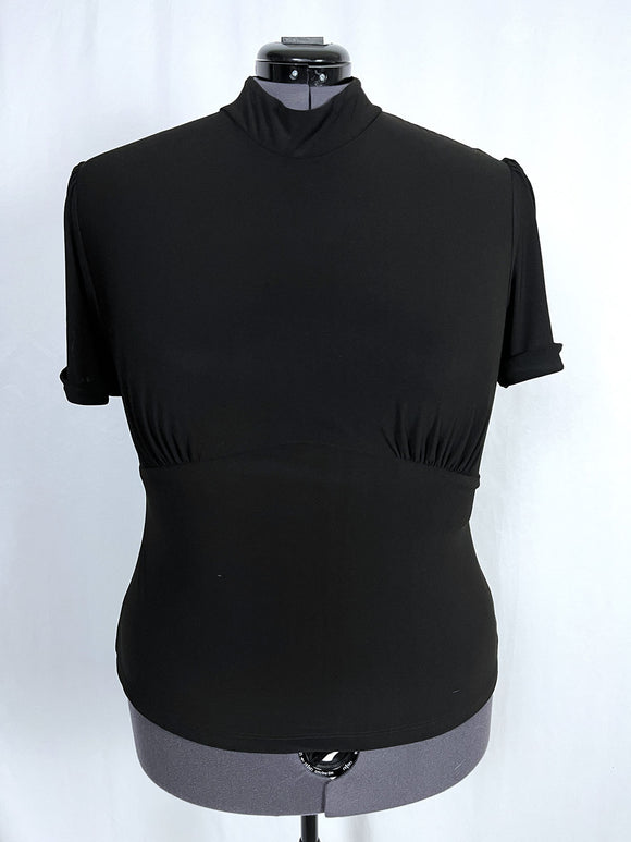 Laura Byrnes Size 2X (20/22) Black Shirt