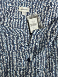 Avenue Size 30/32 Blue & Gray Dots Shirt NWT
