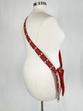 Red Multi Beaded African Handmade Purse