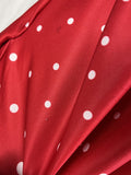 Vintage Size 18 Red & White Polka Dot Dress