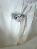 Kasper Size 22W (3X) Ivory Trouser Pants NWT