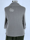 Beyond Threads Size 2X (18/20+) Light Gray Cardigan NWT