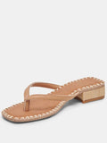 Dolce Vita Size 9 Tan & Beige Stitched Sandals NWOB