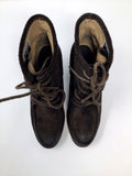 Frye Size 8.5 Brown Suede Ankle Boots