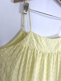 Fashion Nova Size 22W Pale Yellow Embroidered Eyelet Dress