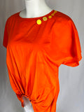 Metamorphoza Open Size Orange Tunic