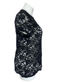 Torrid Size 18/20 (2X) Black Lace Tee
