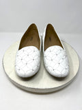 Van Eli Size 13 White Quilted Loafers