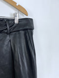 eloquii Size 18 Black Faux Leather Pants NWT