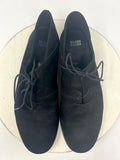 Eileen Fisher Shoe Size 10 (10) Black Pebbled Lace-up Oxfords