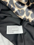 Wild Fable Size XXL Black & Beige Leopard Print Dress