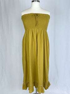 Urban Outfitters Size XL (16) Mustard Yellow Dress NWT