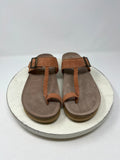 Taos Size 11/11.5 (42) Tan Braided Suede Sandals NIB